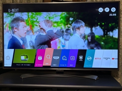 LG 55型 液晶テレビ 55UH6500 中古品