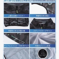 新品未使用　バッテリー付空調ベストの画像
