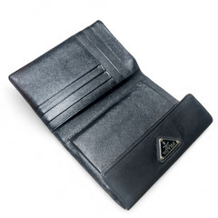 PRADA 三つ折り財布 ブラックの画像