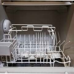 三菱 ◆ 食器洗い乾燥機 EW-CT3 通電確認済み ◆ 食洗機 食器洗い機 給水ホース付き 据え置き 卓上 除菌 家事 軽減 ◆ MITSUBISHIの画像