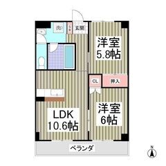 💕初期費用分割相談可、最上階⭐️即入居⭐️カップル、ファミリーに...