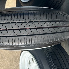 13インチ　鉄チン　7J タイヤホイールセットの画像