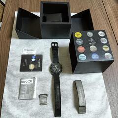 美品。OMEGA×Swatch　スピードマスター　クロノグラフ　腕時計の画像