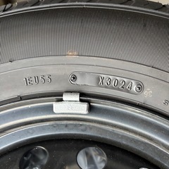 ハイエース　純正タイヤホイールセット　新車外しの画像