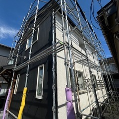足場組立、解体作業の画像