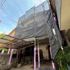 足場組立、解体作業の画像