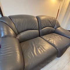 【本日引き取り限定！！★】大特価！本革ソファ　の画像