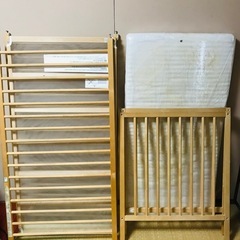 ベビーベッド　　IKEA 品の画像