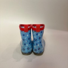 【中古】パウパト　長靴　17㎝　水色の画像