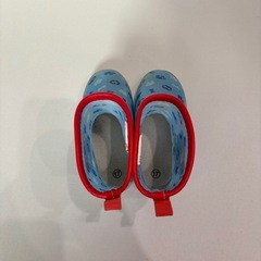 【中古】パウパト　長靴　17㎝　水色の画像