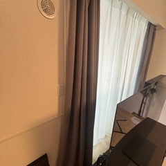 カーテン　レース付きの画像