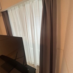 カーテン　レース付きの画像
