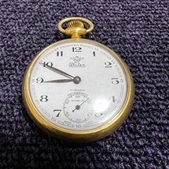 昭和天皇御成婚満60周年記念 懐中時計 スイス製手巻の画像