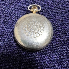 昭和天皇御成婚満60周年記念 懐中時計 スイス製手巻の画像