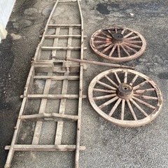 【アンティーク】大八車の画像