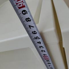 白　収納棚　プラスチックの画像