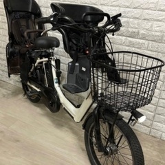 ⭐️2016年-2018年モデル⭐️Panasonic 電動自転車 ギュット アニーズ大容量8Ah子供乗せ 新基準⭐完成車配送⭐️美品⭐室内保管⭐t701の画像