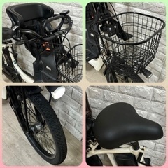 ⭐️2016年-2018年モデル⭐️Panasonic 電動自転車 ギュット アニーズ大容量8Ah子供乗せ 新基準⭐完成車配送⭐️美品⭐室内保管⭐t701の画像