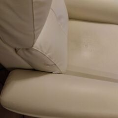 電動リクライニング一人用ソファ合皮の画像