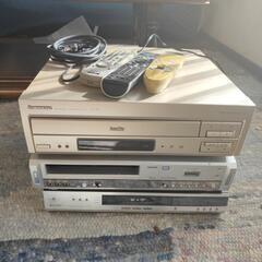 レーザDISCプレイヤー、Hddレコーダー2台まとめての画像