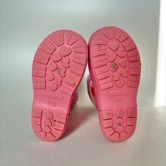 【無料】中古　ピンク　リボン　長靴　　の画像