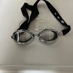 ゴーグル付きヘルメットの画像
