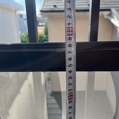 破れた網戸　アルミ製の画像