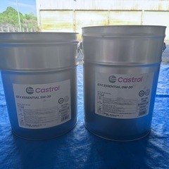 カーストロール空ペール缶2個 セットの画像