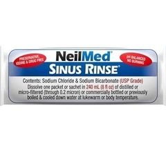 鼻うがい 鼻うがい10包とボトル1本 neilmed コストコの画像