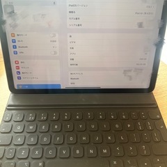 iPad Air第4世代256GB ブルー Smart Keyboard付きの画像