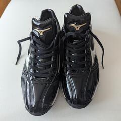 【新品未使用、箱なし、袋あり】MIZUNOグローバルエリートベースボールトレーニングシューズの画像
