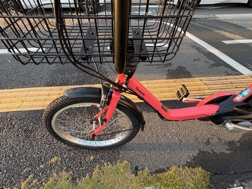 中古20インチ Panasonic電動アシスト自転車　12Ah4点灯　大阪