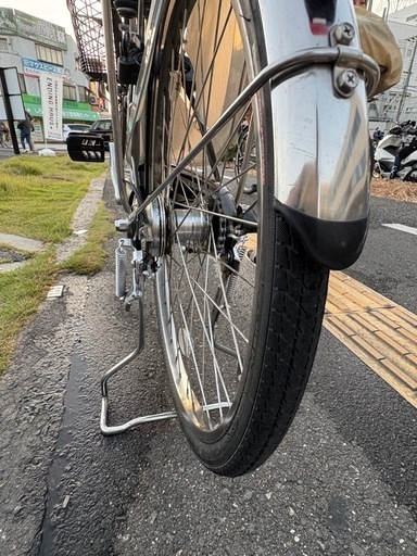 中古24インチ Panasonic電動アシスト自転車　12Ah4点灯　大阪