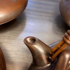 黒薩摩焼 吟松窯元 酒器　黒ぢょか 焼酎 土瓶 の画像