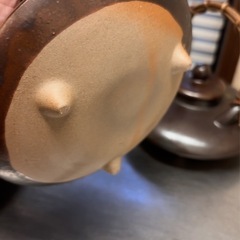 黒薩摩焼 吟松窯元 酒器　黒ぢょか 焼酎 土瓶 の画像