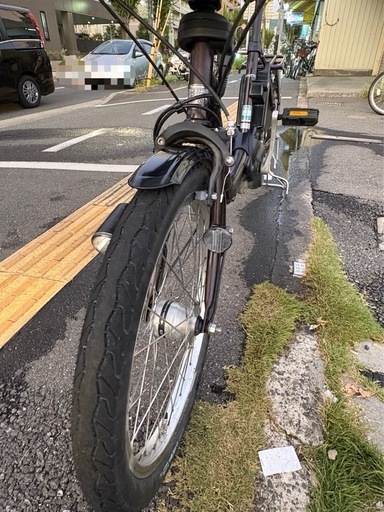 中古20インチ Panasonic gyutto電動アシスト自転車　8Ah 大阪