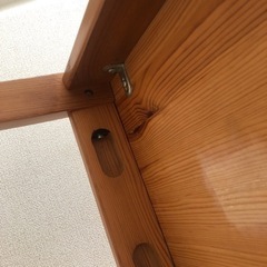 木製ハイチェア　アンティークの画像