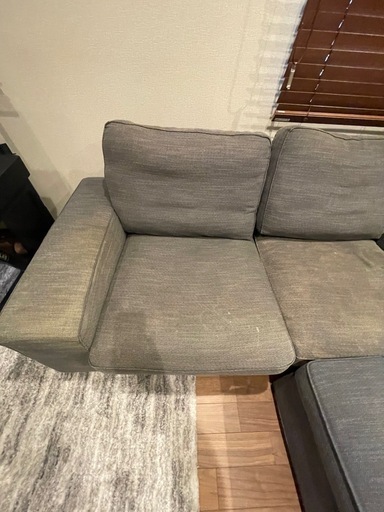 IKEA KIVIK オットマン付きソファー