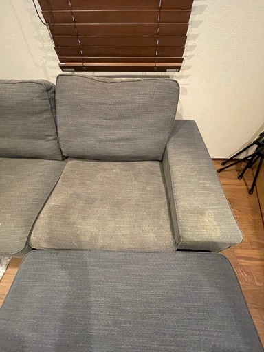 IKEA KIVIK オットマン付きソファー