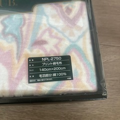 プリント綿毛布の画像