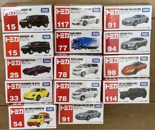 トミカ14台（バラ可）
