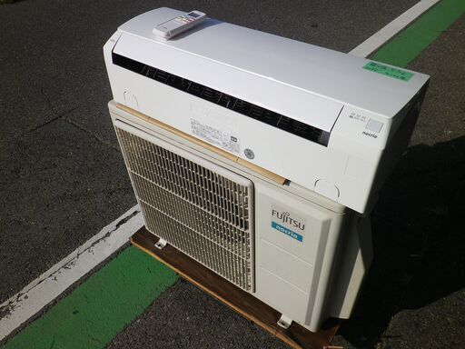 FUJITSU/富士通　18～20畳用エアコン　単相200V　　AS-AH561L2-W　2021年　内部のカビ菌・細菌を除去