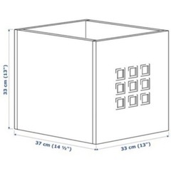 IKEA カラックス  インサート 収納ボックスの画像