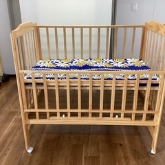ベビーベッド【町田市再生家具】251631の画像