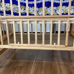 ベビーベッド【町田市再生家具】251631の画像