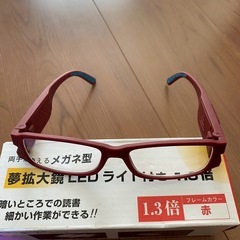夢拡大鏡　LEDライト付　1.3倍の画像