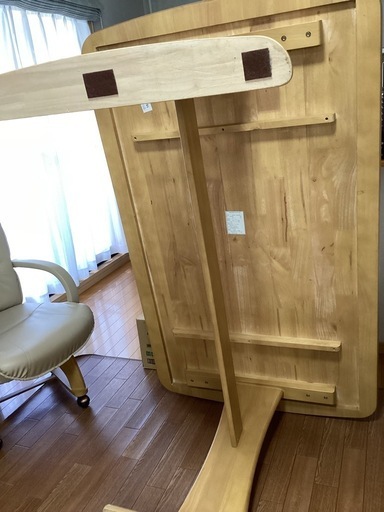 大川家具製4人用ダイニングセット