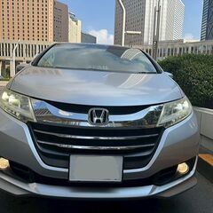 １オーナー★車検8年12月★H25 オデッセイG RC2 フルタイム4WD★TV(フルセグ走行時視聴可) ナビ HID フォグ ETC 両PSD Rカメラの画像
