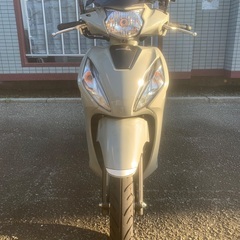 ほぼ新車　原付二種　低走行　自賠責あり　スクーター　ホンダ　ディオ110 DIO110　原チャリの画像