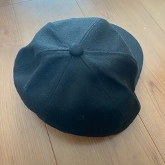 黒　シンプル　キャップの画像
